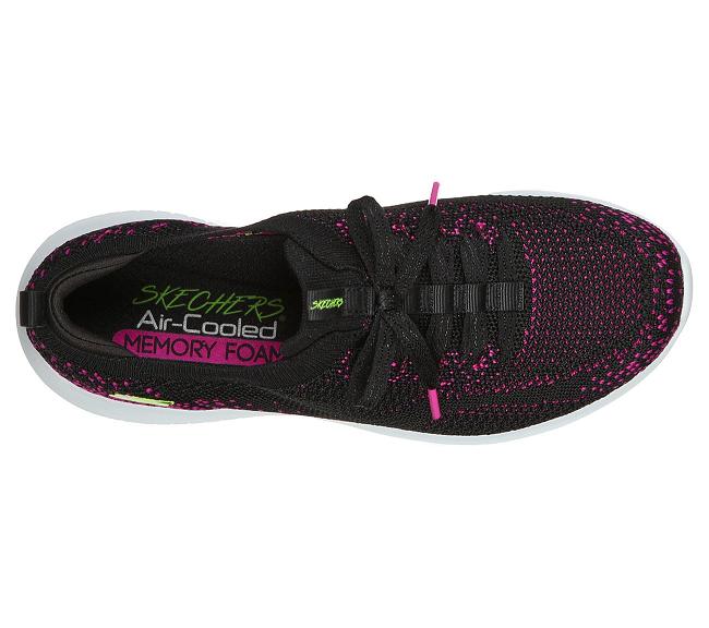 Zapatillas Skechers Mujer - Ultra Flex Negro AEYBG4901